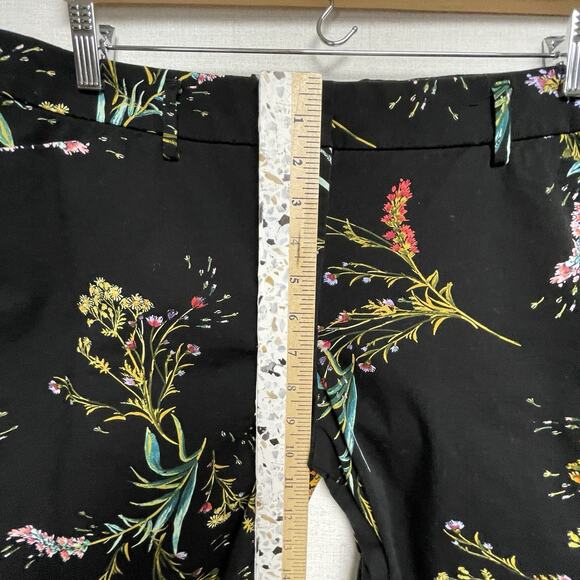 Worthington Women's Black Floral Print Ankle Pants Size 16P - Picture 13 of 16
